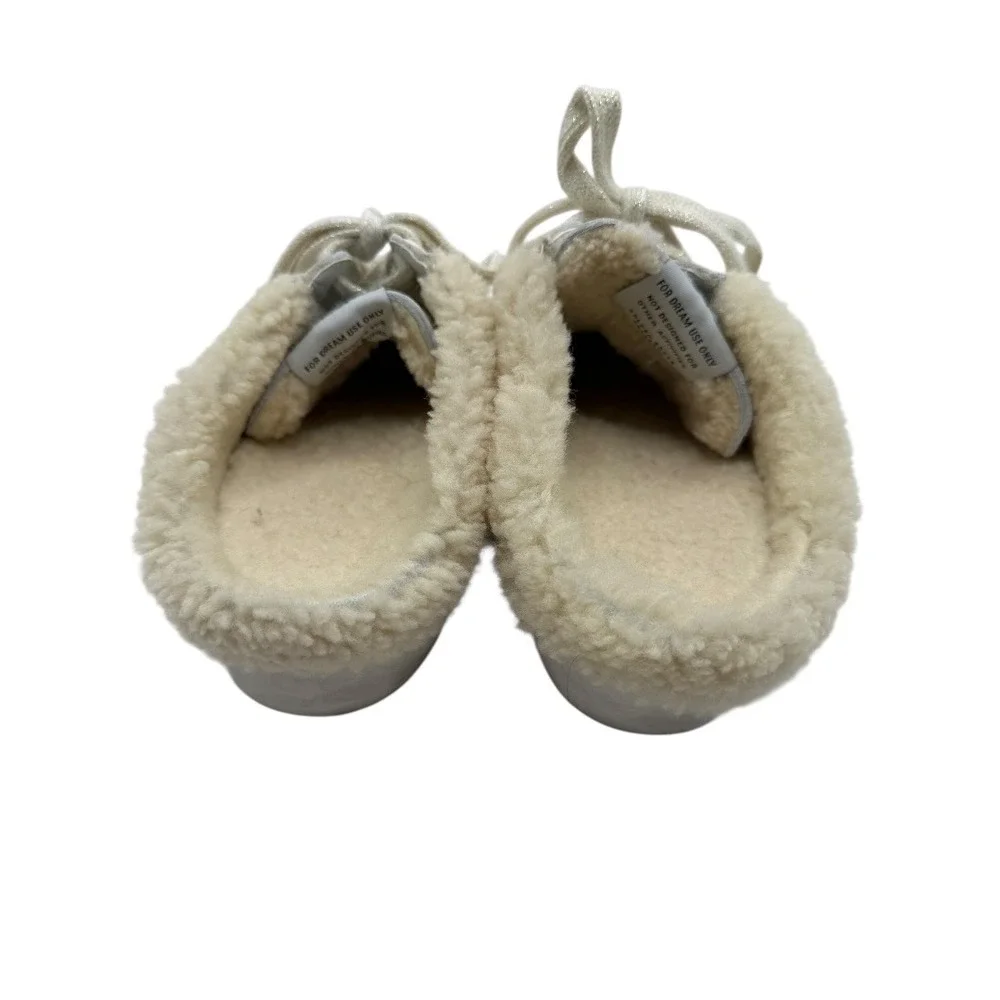 Golden Goose Sneaker Women & Beige Super Star Sabot Leather‎ Lamb Shearling Mule